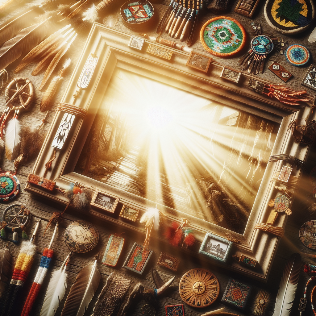 Indigenous peoples gathering for a cultural festival, celebrating their heritage and identity