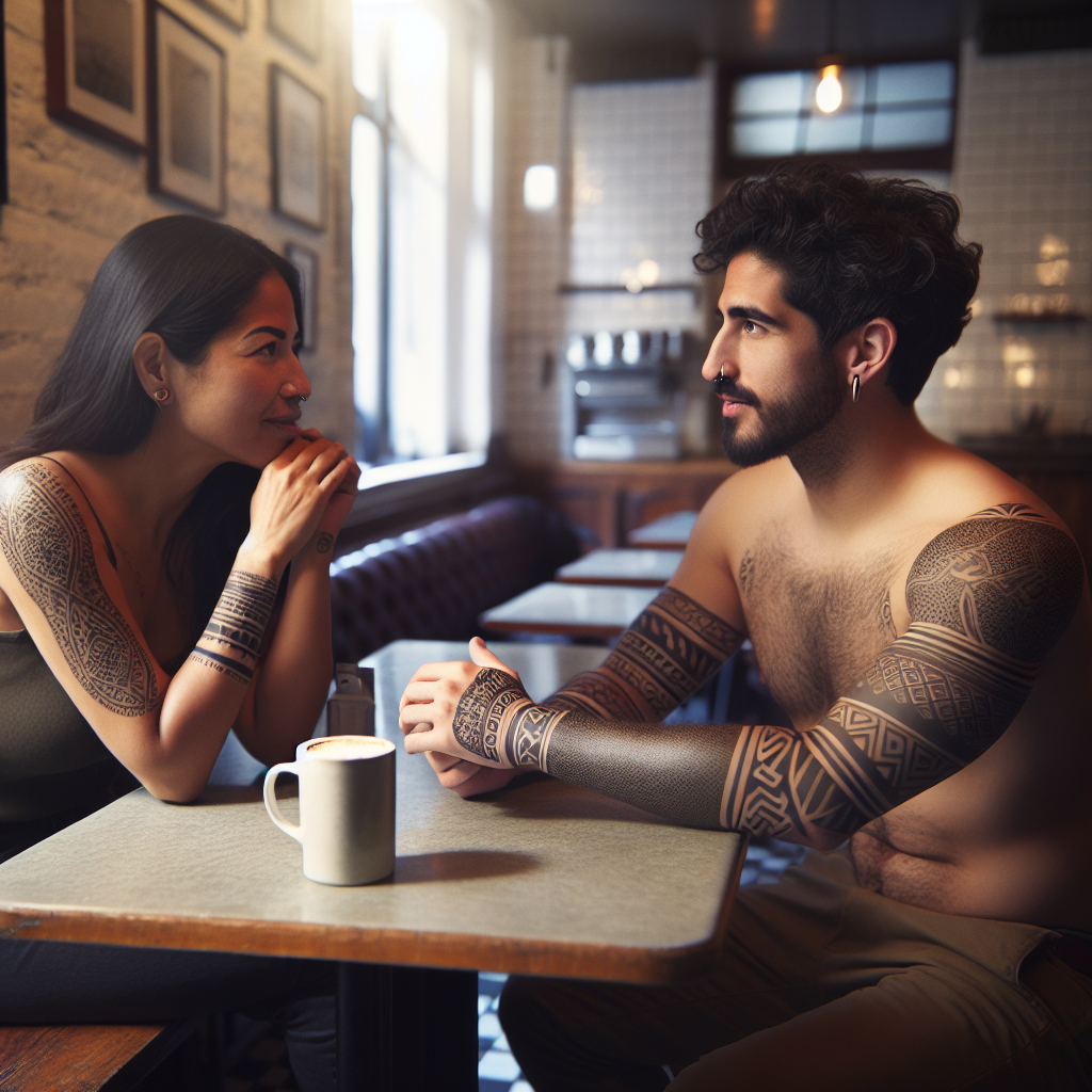 matching tribal tattoos for couples