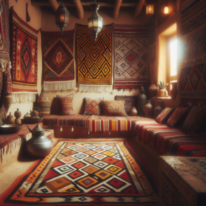 Amazigh Rugs and Textiles: Geometric Masterpieces from the Atlas Mountains - tribal art image 2
