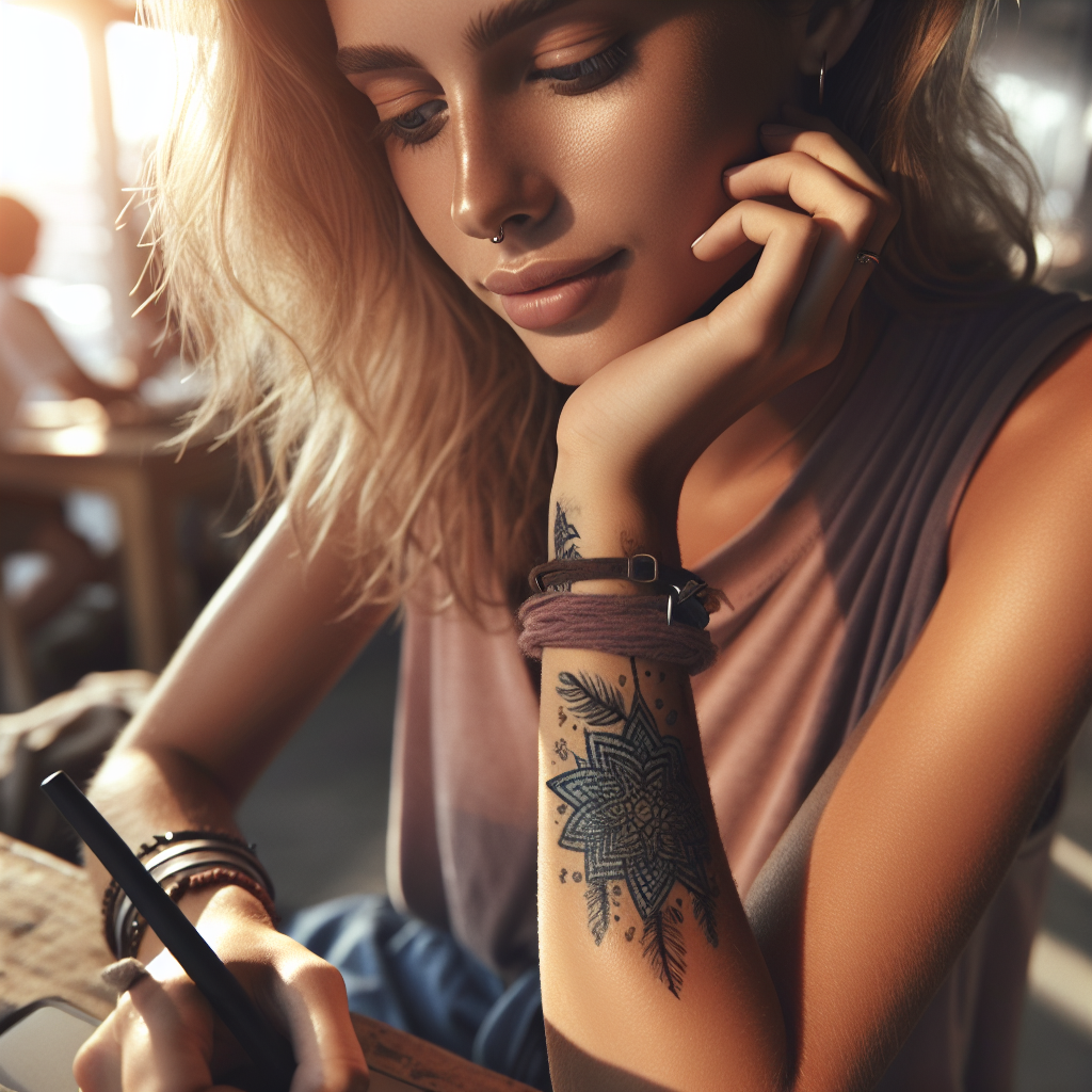 Applying a jagua tattoo is similar to the process of using henna. The gel is painted onto the skin, and after a few hour