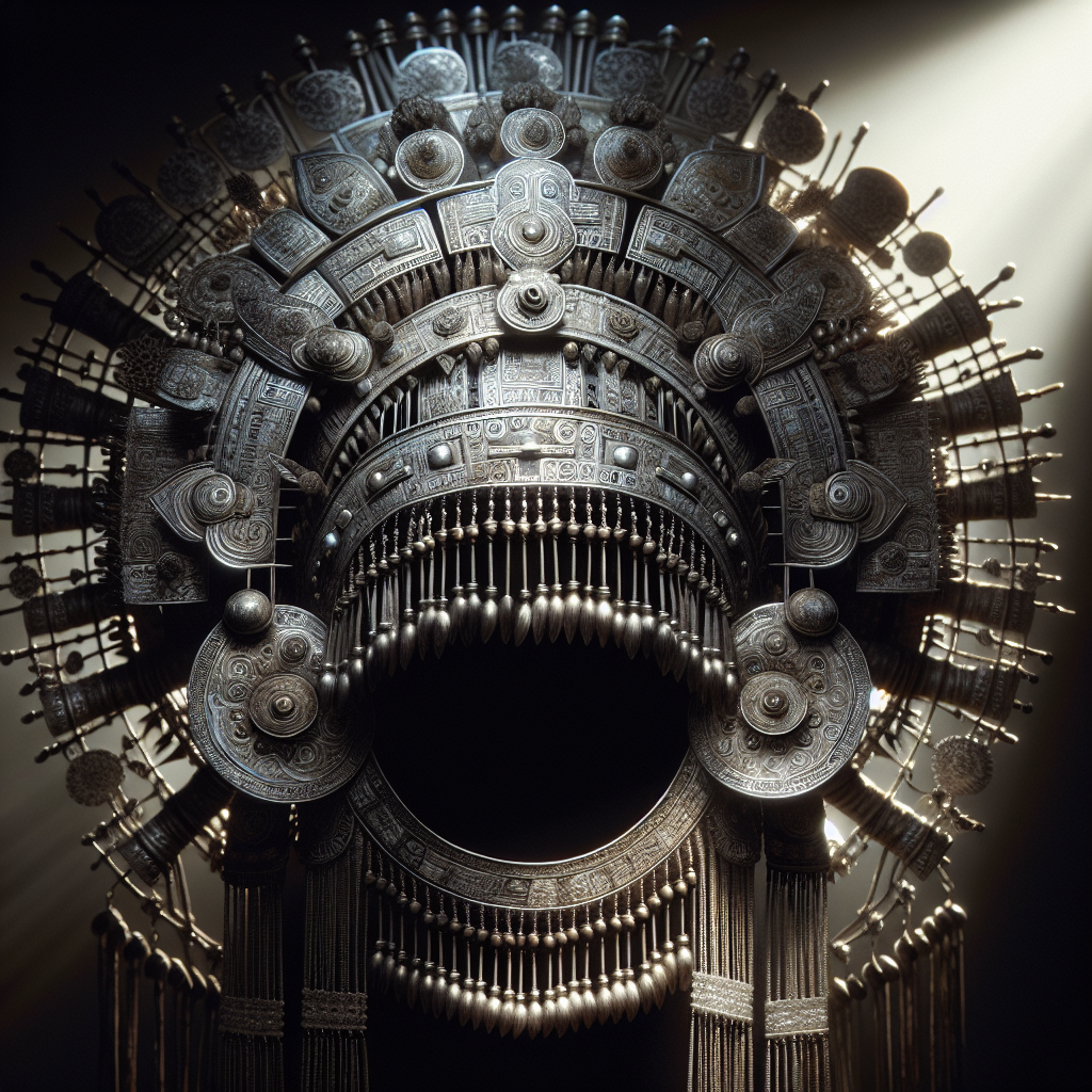 Traditional Miao silver headdress