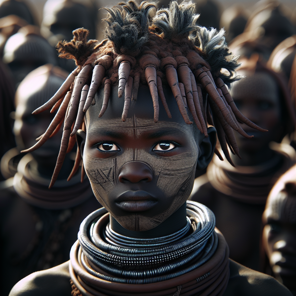 Himba women showcasing their traditional attire and beauty rituals