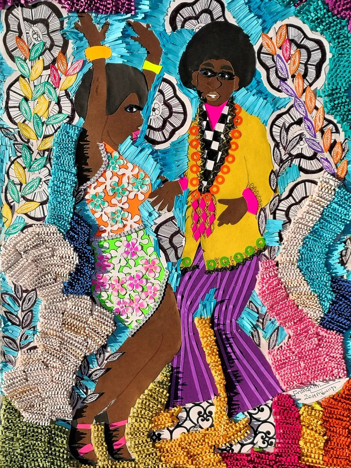 Dolet Malalu painting inspired by tribal art