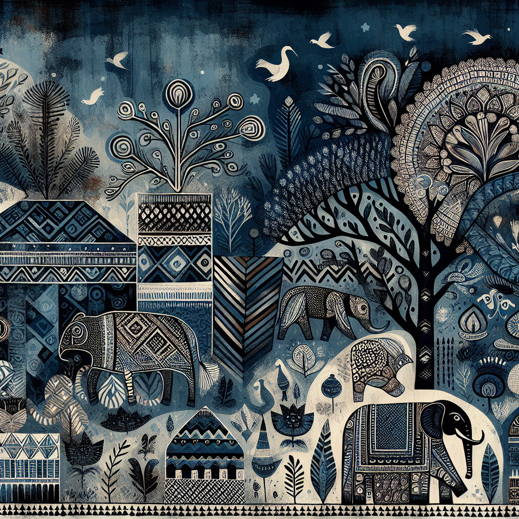 Vibrant Gond Art Decor