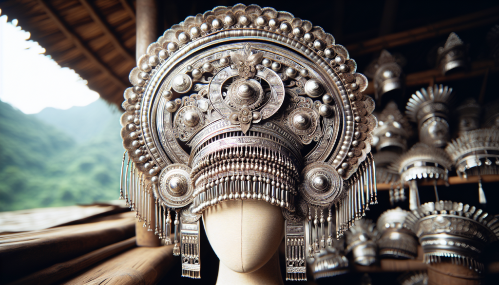 Miao silver headdresses, exquisite arte tribal jewelry showcasing cultural heritage and artistry.
