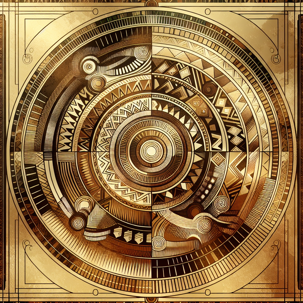 Yanomami tribal art showcasing intricate patterns