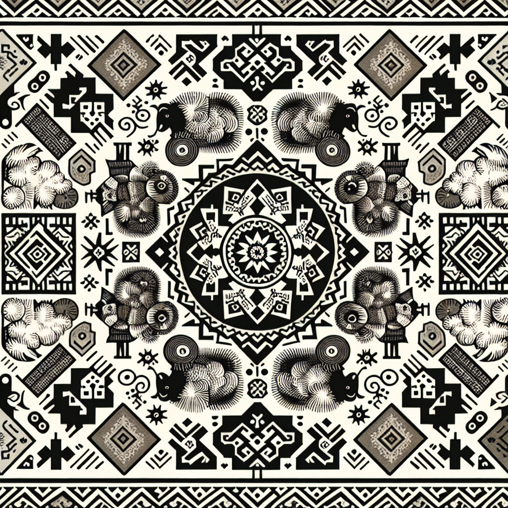 Beautifully crafted Siberian felt art pieces