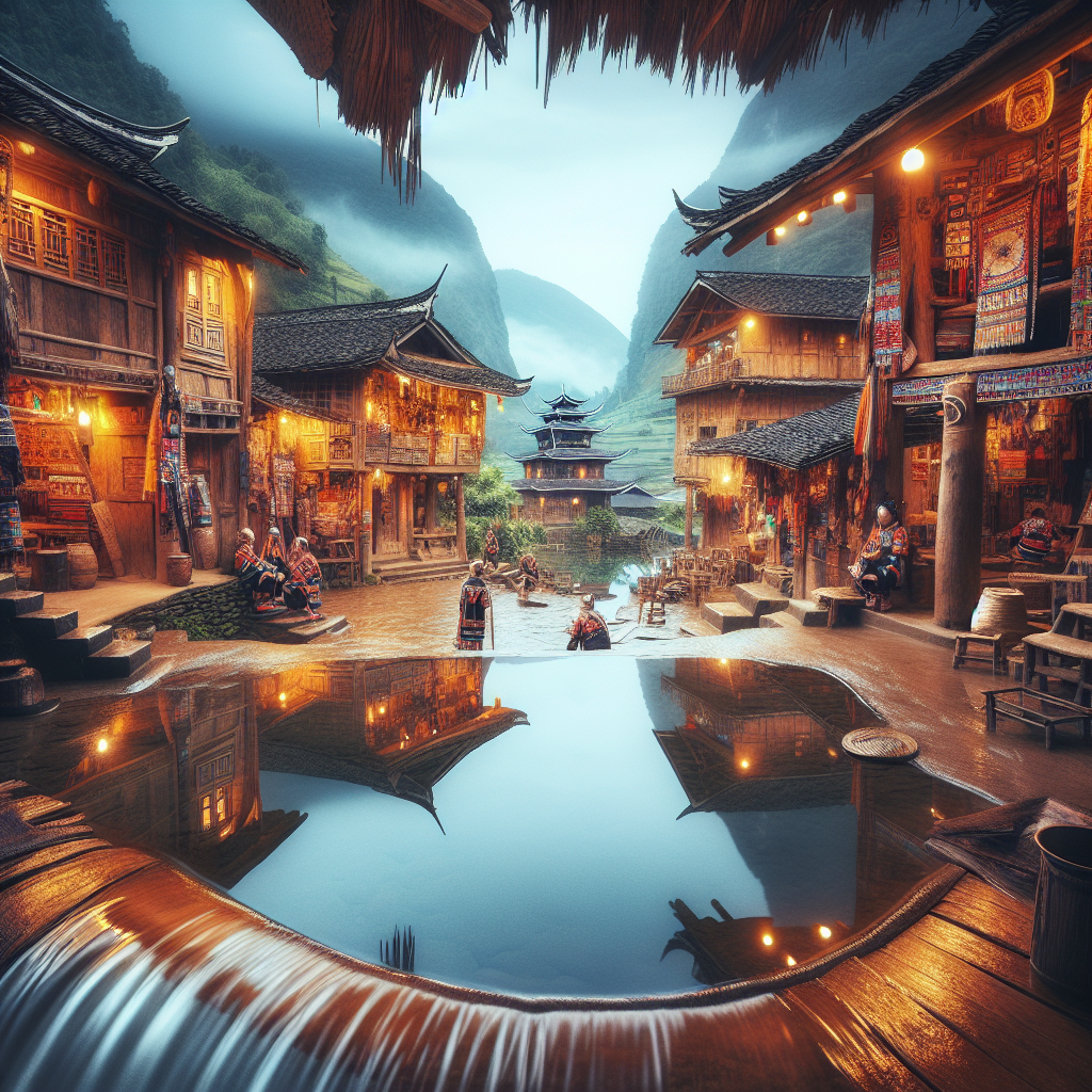 Scenic village in Guizhou