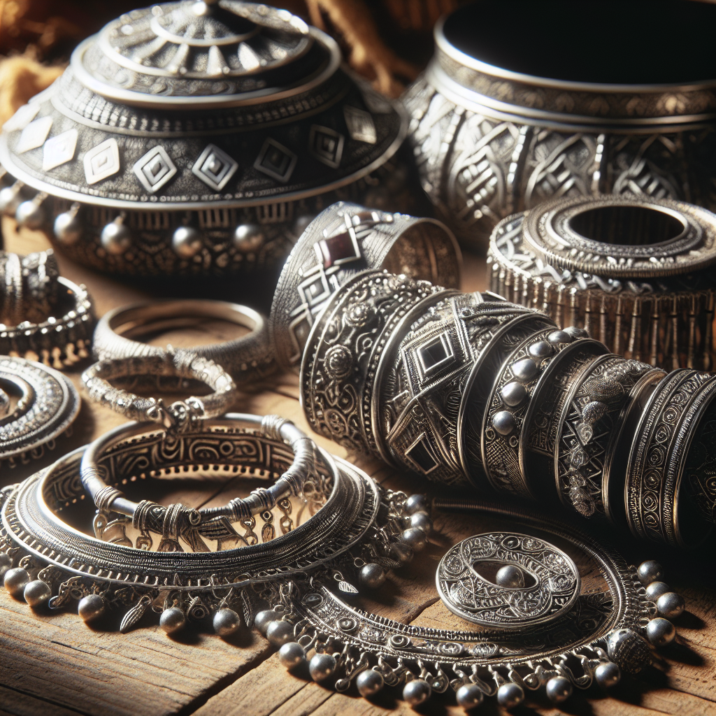 An artisan fashioning Amazigh jewelry during a traditional craft workshop