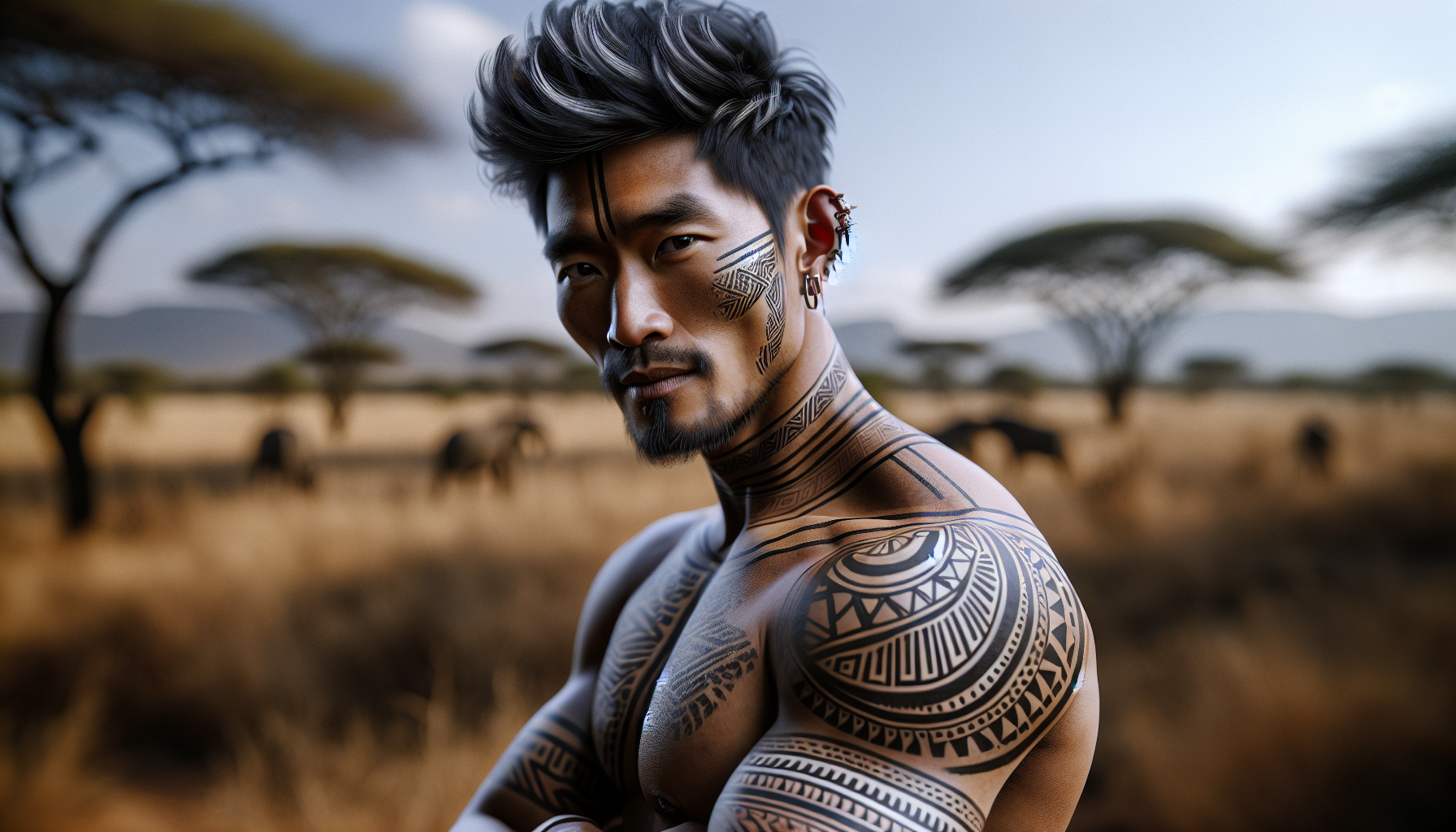 A glimpse into modern interpretations of Zulu tattoos