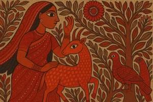 Colors with Spiritual Significance in Gond Art — tribal art
