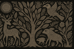 Gond Art: Nature's Palette in Vibrant Colors — tribal art