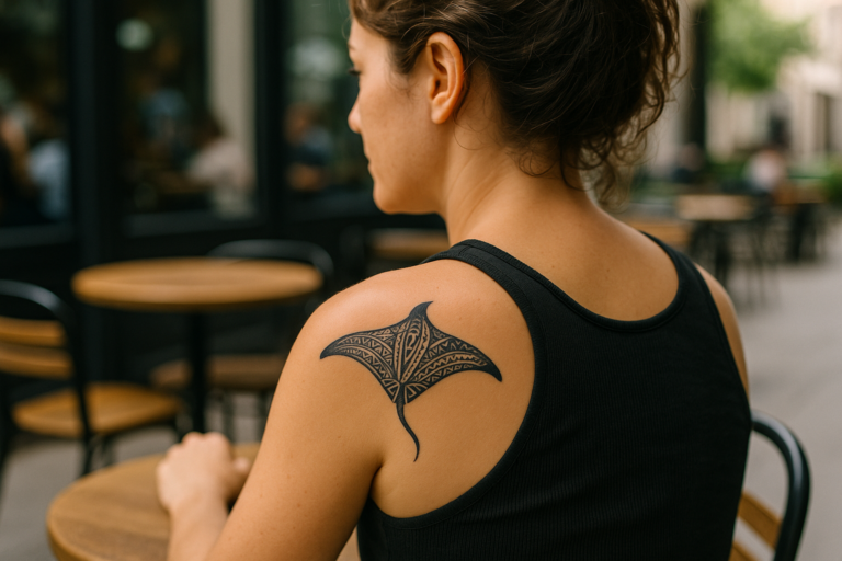 Manta Rays: Spiritual Symbols in Tattoos — tribal art