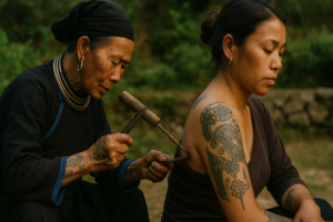 Time-Intensive Art: The Craft of Miao Tattoos — tribal art